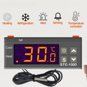 Digital Temp Controller Thermostat Thermoregulator Incubator Relay LED STC-1000 - Picture 1 of 11