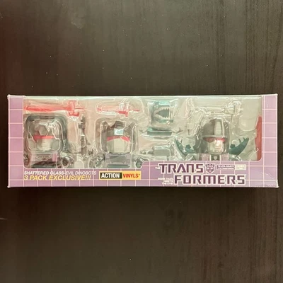 Loyal Subjects Transformers 3 pack SDCC 2014 Shattered Glass Dinobots Grimlock - Image 1 of 4