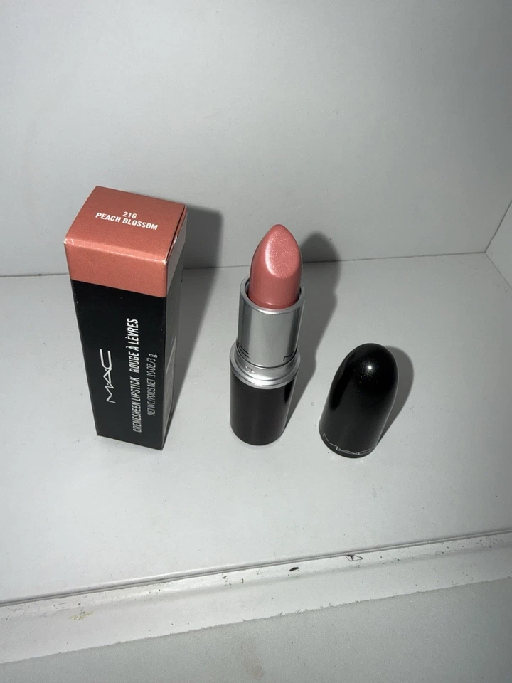 Mac Cremesheen Lipstick 216 PEACH BLOSSOM - Size 3 g / 0.10 Oz. Brand New - Image 1 of 1