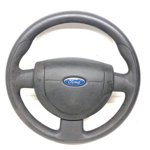 FORD FIESTA MK6 VAN 1.4 TDCI STEERING WHEEL COMPLETE TRIM UNIT 2006 - 2008 - Picture 1 of 4