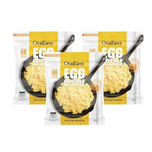 OvaEasy uova intere in polvere confezione da 3 sacchetti Nutriom 5,1 oz uova liofilizzate in polvere - Foto 1 di 11