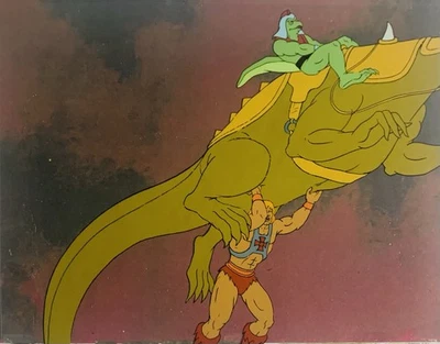 He-Man And The Masters Of The -Original Animation Cel Featuring He-Man In Action - Image 1 of 4