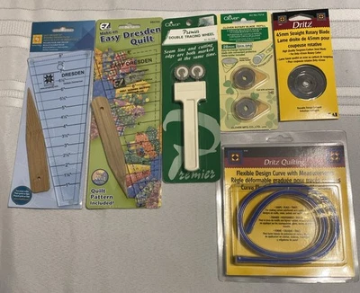 Lote de suministros para acolchar. Dritz. EZ. Trébol.  Foto 1 de 4