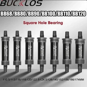 MTB Folding Bike Bottom Bracket BB68/80 Sealed Bearings Square Taper For Shimano - Picture 1 of 24