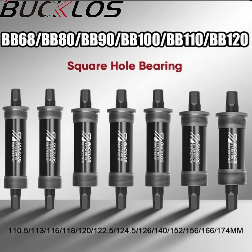 MTB Folding Bike Bottom Bracket BB68/80 Sealed Bearings Square Taper For Shimano - Image 1 of 4