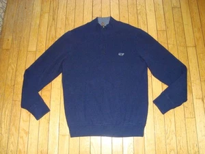 VINEYARD VINES MEN'S HALF ZIP WOOL BLEND WITH LINING SWEATER SIZE MEDIUM GREAT! - Picture 1 of 11