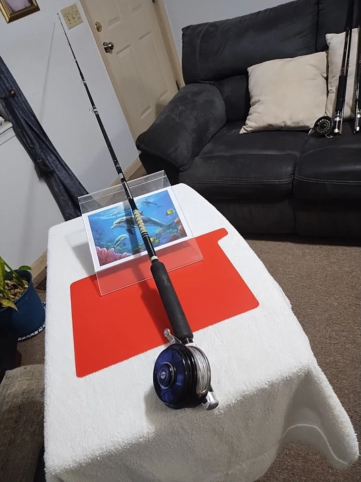 fly fishing rod Olympic 7180 8' And Reel Sport King - Image 1 of 4