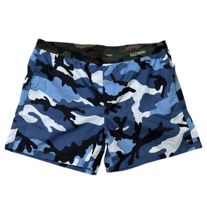 Valentino Garavani Herren Badeshorts Camoflague Blau XXL - Bild 1 von 12