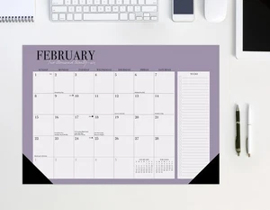 Urban Chic 2026 17" x 12" Small Monthly Deskpad - Picture 1 of 5