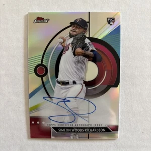 Simeon Woods Richardson. 2023 Topps Finest Auto. On-Card Auto. RC. FA-SW. Twins! - Picture 1 of 2