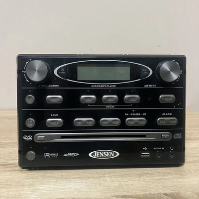 Rare Jensen AWM970 Media Head Unit - 12V - 108W AM/FM/CD/DVD Untested No Remote - Image 1 of 4