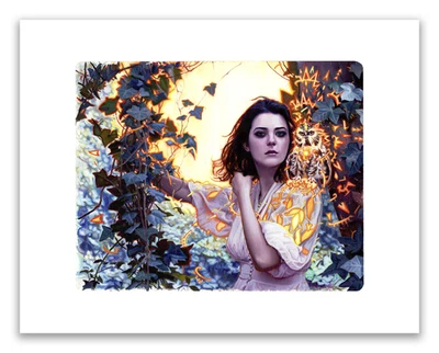 Rod Luff - Afterglow - signed art print like Mark Ryden, Audrey Kawasaki - Image 1 of 2