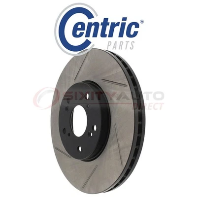 Centric Slotted Disc Brake Rotor for 1999-2008 Acura TL 3.2L 3.5L V6 - Kit lm - Imagem 1 de 4