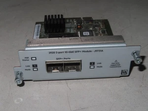 HP J9731A HPE Aruba 2920 2-Port 10GbE SFP+ Module 10Gb Fiber - Picture 1 of 2