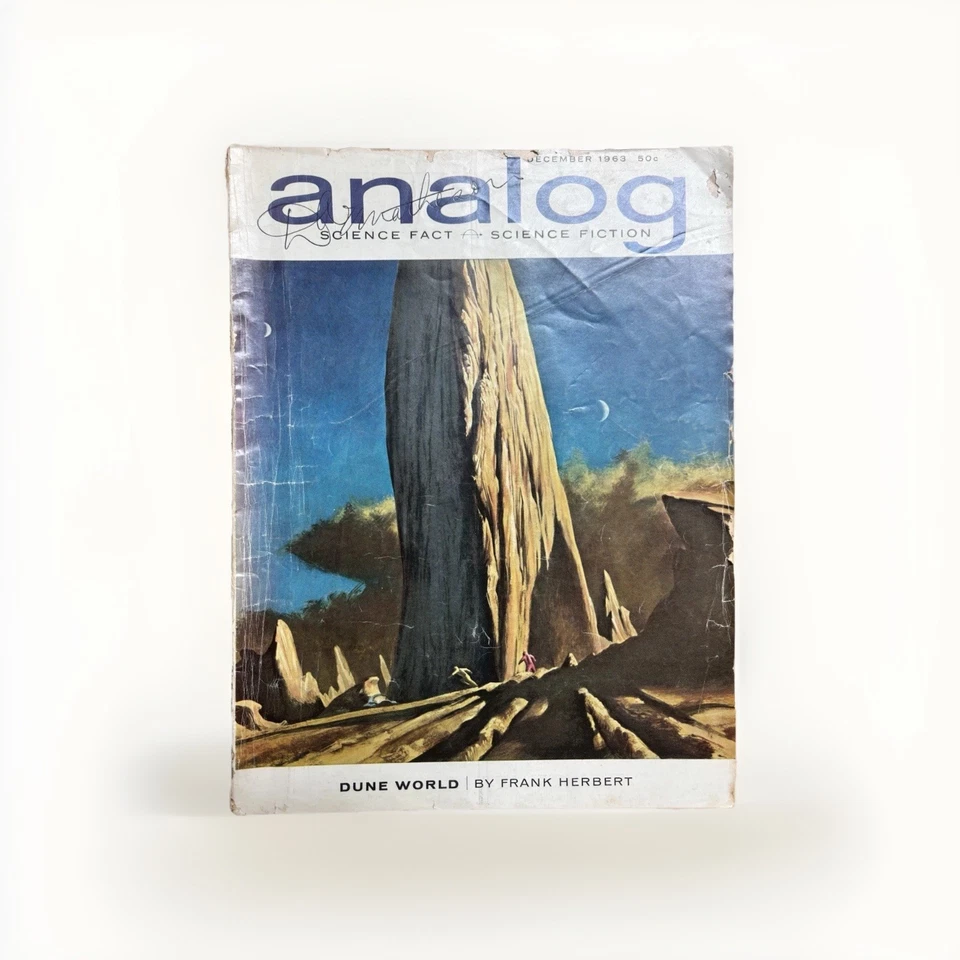 Analog Science Fiction Magazine December 1963 Dune World Part 1 Frank Herbert - Image 1 of 4