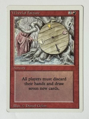 Wheel of Fortune Magic The Gathering Please Read Description  - Image 1 of 4