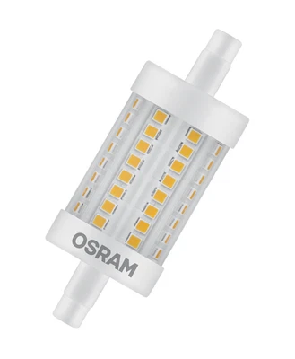 Osram LED Star Line R7s 8W (=75W) Linear 78mm Warm White 2700K - Image 1 of 3