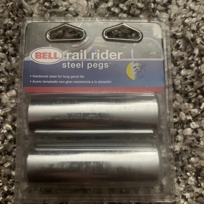 Bell Rail Rider Steel Pegs Fits 3/8" Axles New In Package Bike - Image 1 of 4