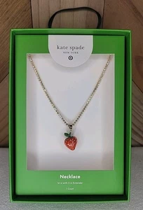 LIMITED EDITION Strawberry Charm Tennis Necklace - kate spade new york x Target - Picture 1 of 6