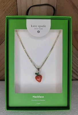 EDICIÓN LIMITADA Collar Tenis Fresa Dije - Kate Spade New York X Target Foto 1 de 4