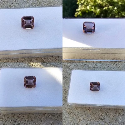 Piedra suelta cuadrada amatista de 8,6 x 8,5 mm Foto 1 de 4