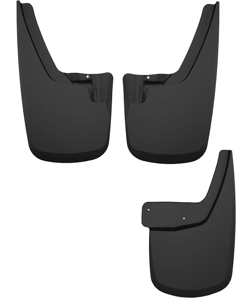 Guardabarros delanteros y traseros para GMC Canyon 2024 doble cabina (excl. AT4X), negro 3 piezas🛞 Foto 1 de 4