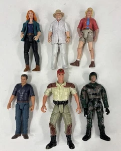 Jurassic Park Action Figure Lot 6 Ellie Sattler Owen Grady Claire Dearling Jaws - Picture 1 of 14