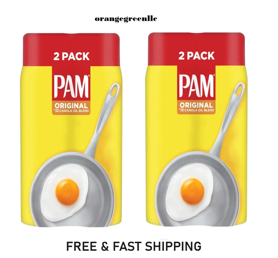 (4 Pack) PAM Original Cooking Spray, Canola Oil Nonstick Cooking & Baking Spray - Image 1 of 1