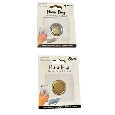 2 NEW Decoz Phone Ring Grip Stand Universal Rotating Cell Phone Holder - Image 1 of 4