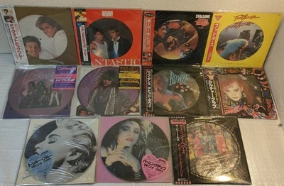 Western music rock LP picture disc set of 11: The Beatles, David Bowie, - Image 1 of 4