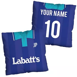 Nottingham 1993 Away Shirt Personalised Retro Football 45cm Scatter Cushion - Picture 1 of 7