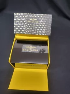 BREITLING Storage Box and Leather Travel Case Black Genuine #8 - Picture 1 of 12