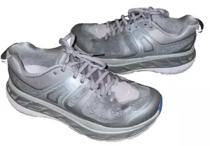 Hoka One One Stinson ATR 5 Low Running Shoes Womens 9 Grey chunky Track Trail - Picture 1 of 9