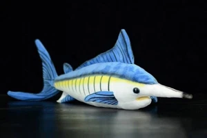 Marlin Tuna Fish 15 Inch Stuffed Sea Animal Plush Toys Toddler Doll Kids Gifts - Picture 1 of 6