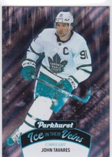 21/22 PARKHURST..JOHN TAVARES..ICE IN THEIR VEINS..CARD # IV-8..MAPLE LEAFS