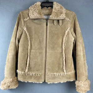 Giacca cappotto Wilson's Maxima "Penny Lane" pelle scamosciata con pelliccia sintetica taglia S - Foto 1 di 19