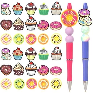 30pcs Silicone Focal Beads for Pen Focal Beads for DIY Beaded Pens Silicone B... - Picture 1 of 7