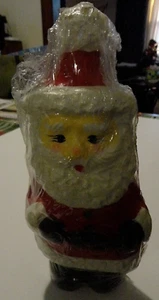 Large Vintage Hong Kong Santa Claus Wax Christmas Candle approx 10 1/2 in - Picture 1 of 6