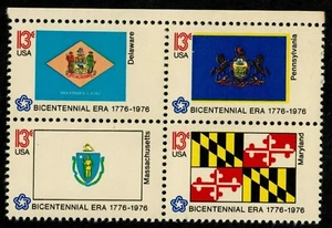 Scott 1633,1634, 1638, 1639 13¢ State Flags MNH Free Shipping!!! - Picture 1 of 1