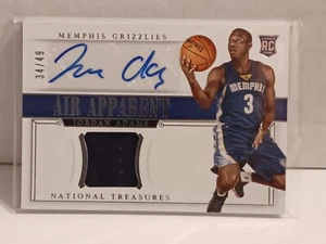 2014-15 Panini National Treasures Auto Patch #AA-JA Jordan Adams 34/49 Grizzlies - Picture 1 of 5