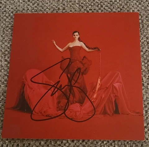 SELENA GOMEZ SIGNED REVELACION CD INSERT AUTHENTIC W/COA+PROOF RARE WOW Cover
