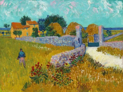 Farmhouse in Provence | Vincent van Gogh | 1888 Post-Impressionism Art Print - Image 1 of 4