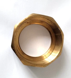 Profile Ring LPG Fitting Brass Nut for 2'' Tube -M64x2 - Picture 1 of 4