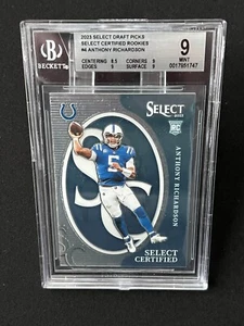2023 Panini Select - Select Certified Rookies Anthony Richardson #CRO-ARI (RC) - Picture 1 of 2
