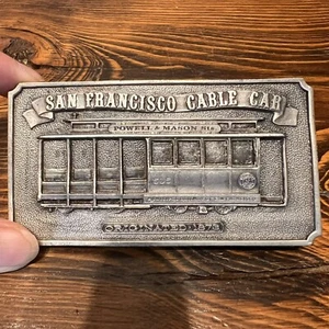 San Francisco Cable Car Commerative Belt Buckle 1873 - Picture 1 of 10