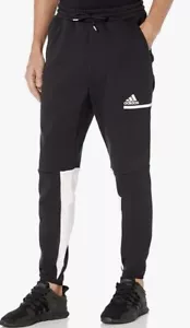 Mens Adidas Zne Sweat Pants Joggers L GLX1226F20 Black White EXC!! - Picture 1 of 5