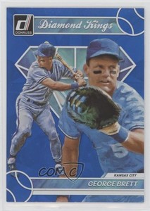 2023 Panini Donruss Diamond Kings Holo Blue George Brett #5 HOF