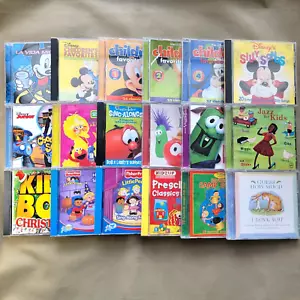 18 CDs für Kinder: Disney, VeggieTales, Fisher-Price, Kidzup, Sesamstraße & mehr - Bild 1 von 11