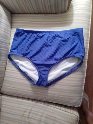 Pantalones de bikini Maxine para mujer azul marino 18 W traje de baño traje de baño de Hollywood Foto 1 de 4