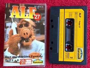 Alf 27 Der mysteriöse Fremde Teil 1 + 2 MC Kassette Hörspiel Karussell - Bild 1 von 2